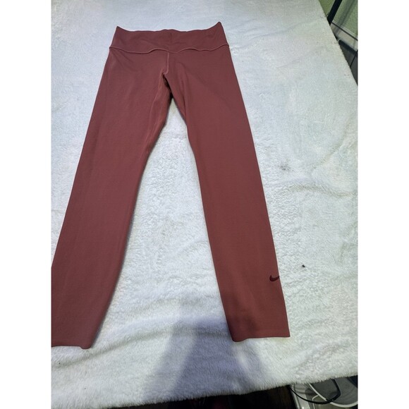 Nike Dri-fit Workout Capri Size Large Compression Weight Lift Yoga NWOT Marroo - Picture 1 of 8